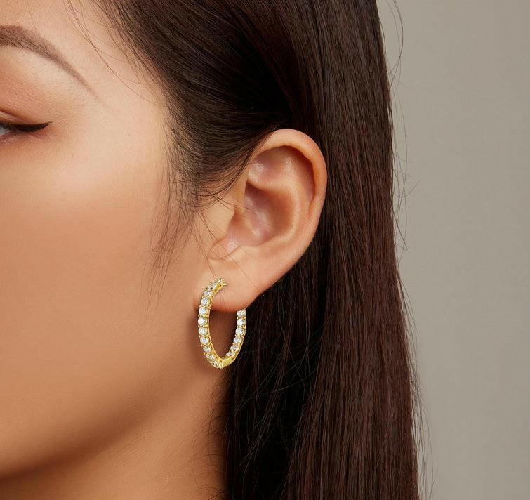 14k Gold Luminous Earrings - HJewelry