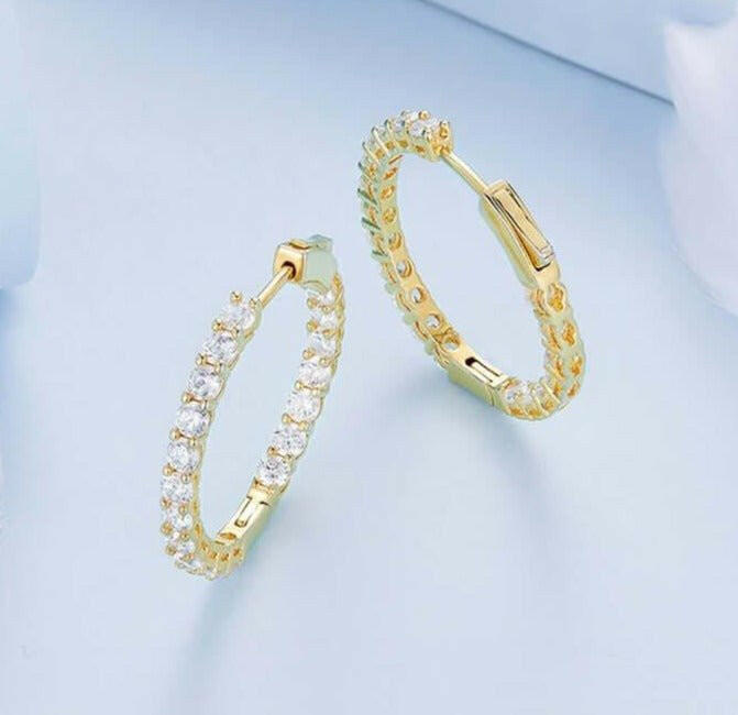 14k Gold Luminous Earrings - HJewelry
