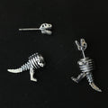 Vintage Dinosaur Stud Earrings - Unisex Hip Hop Dark Street Single Earring