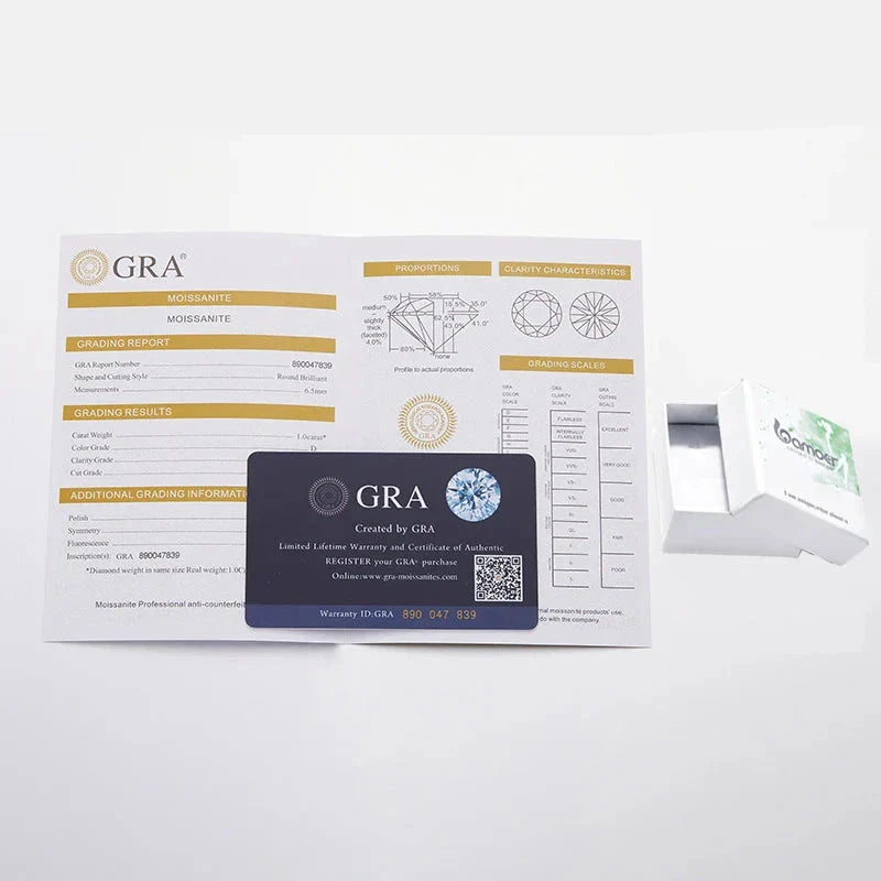 Moissanite Flower Necklace - HJewelry