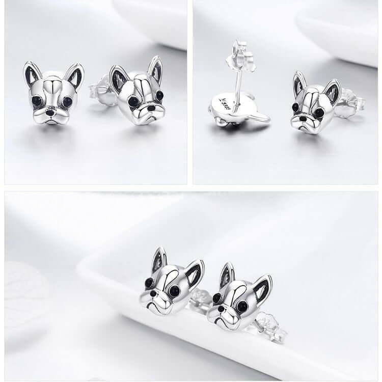 Bulldog Earrings - HJewelry