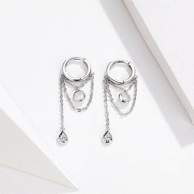 Chain Waterdrop Earrings - HJewelry