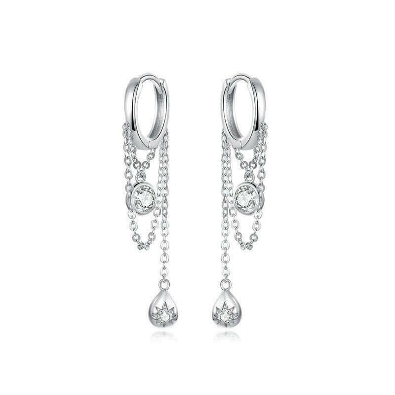 Chain Waterdrop Earrings - HJewelry