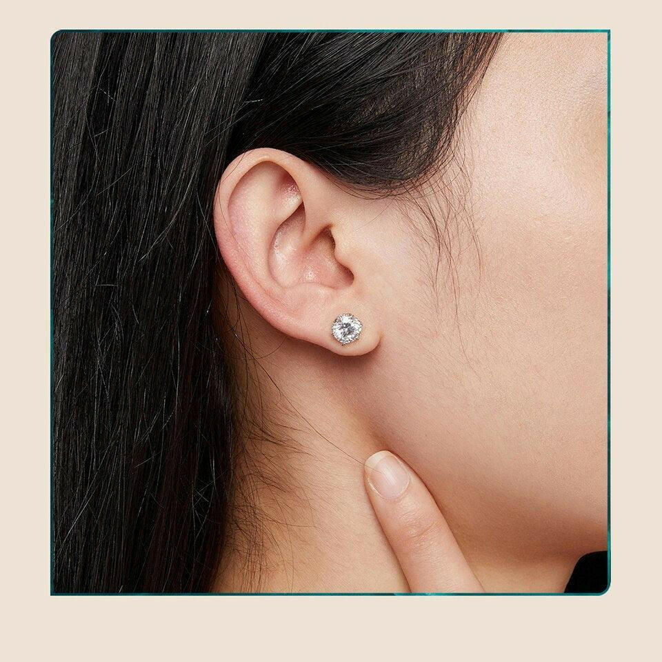 Classic Moissanite Earrings - HJewelry