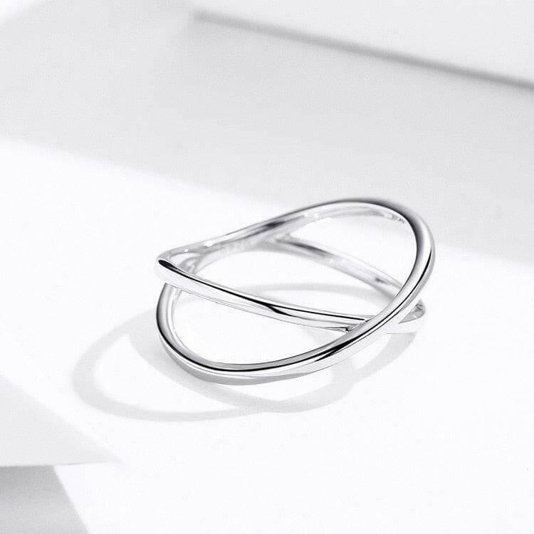 Cross Double Layer Ring - HJewelry