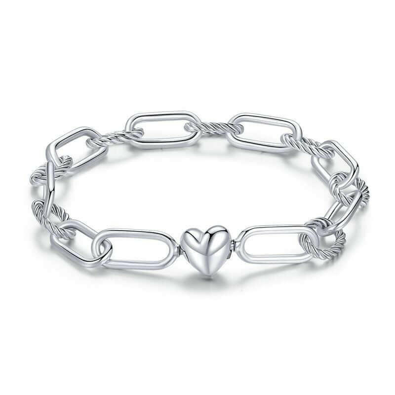 Heart Chain Bracelet - HJewelry