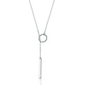 Line In Circle Necklace - HJewelry