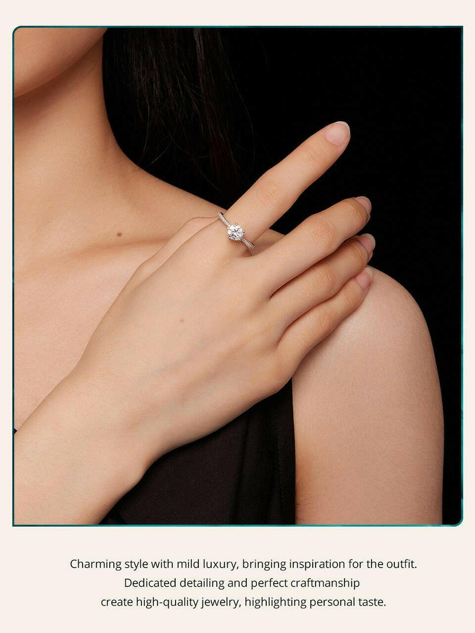 Moissanite Classic Ring - HJewelry